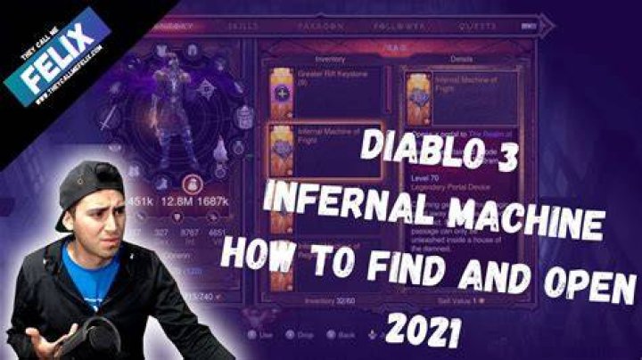 Diablo 3 infernal machine of regret where to use