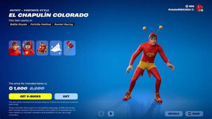 El chapulin colorado fortnite why