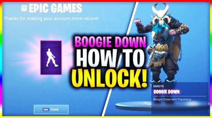 Fortnite how to get boogie down emote