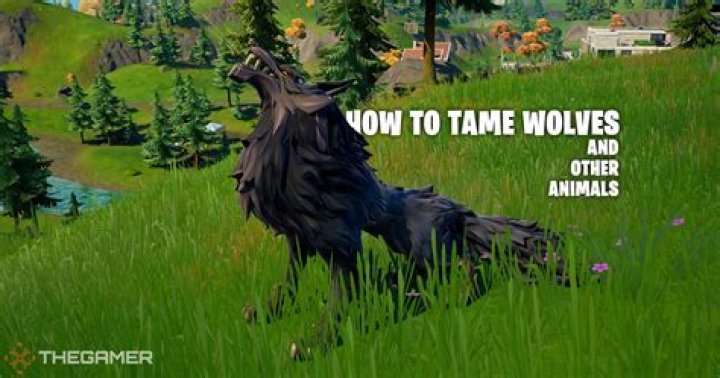 Fortnite how to tame wolves
