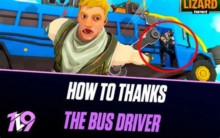 Fortnite how to thank the bus driver