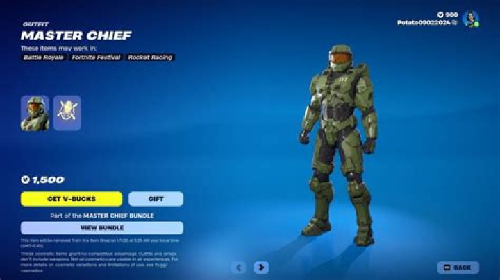 Fortnite when will master chief come back