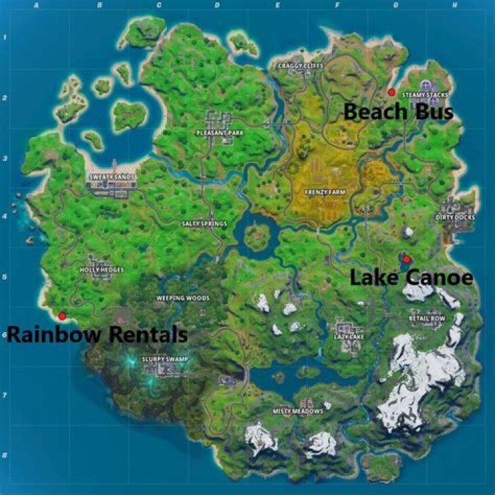 Fortnite where is rainbow rentals