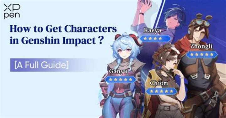 Genshin impact characters how to get