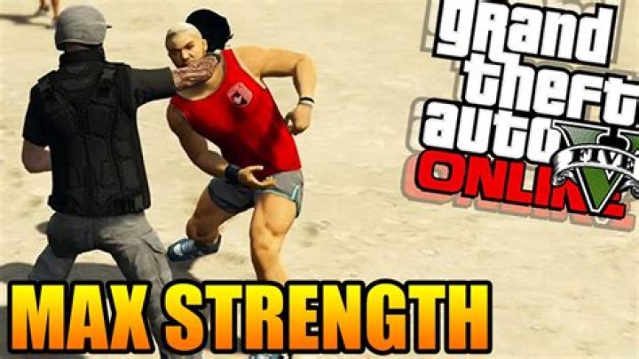 Gta 5 how to get strength up online