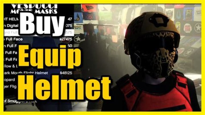 Gta 5 where to buy helmets