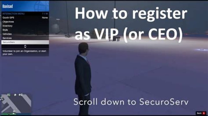 Gta online how to register as vip