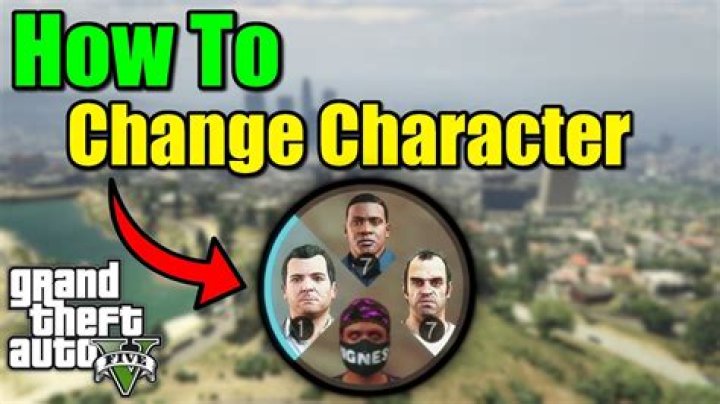 Gta v how to change character
