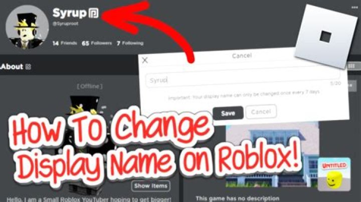 How do i change my display name on roblox