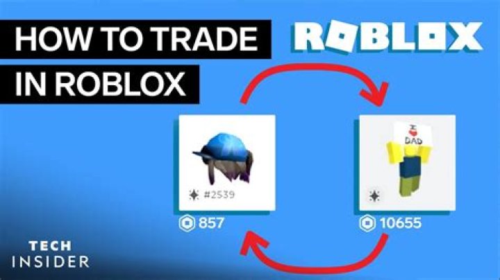How do i trade in roblox