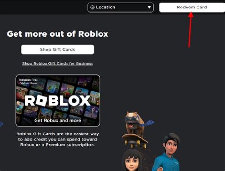 How do u redeem a roblox gift card