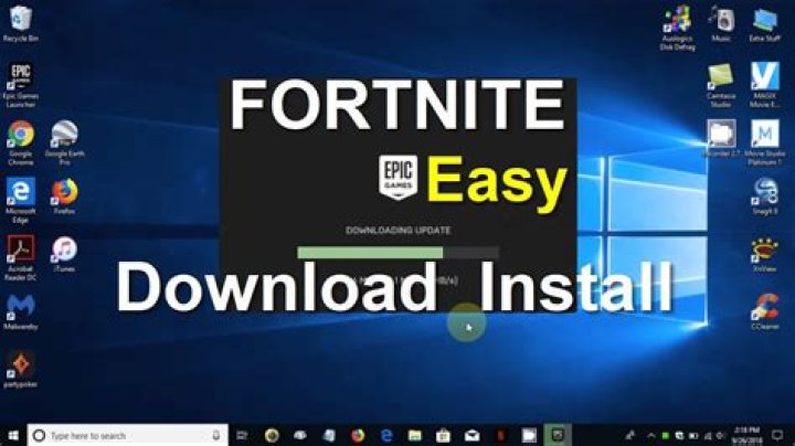 How do you download fortnite on pc