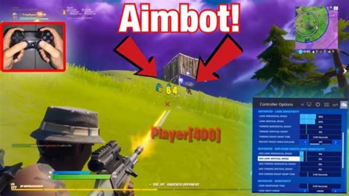 How do you get aimbot on fortnite