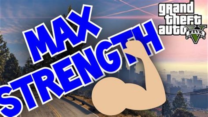 How do you get your strength up in gta 5