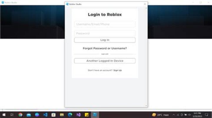 How do you login to roblox