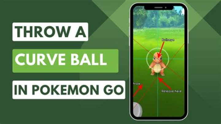 How do you make a curveball throw in pokemon go