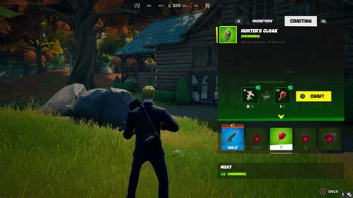 How do you make a hunter’s cloak in fortnite