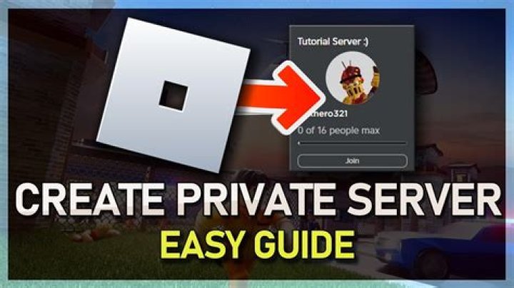 How do you make a private server in roblox
