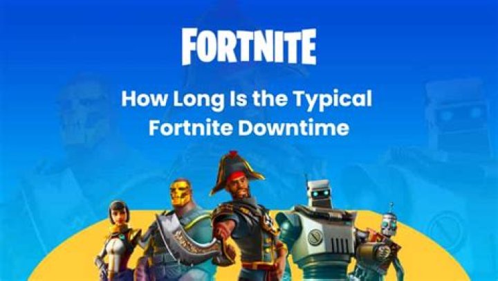 How long is the downtime in fortnite
