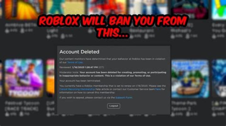 How many ban types are there in roblox