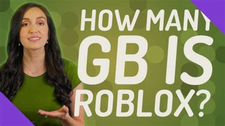 How many gb is roblox