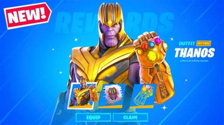 How many points to get the thanos skin in fortnite