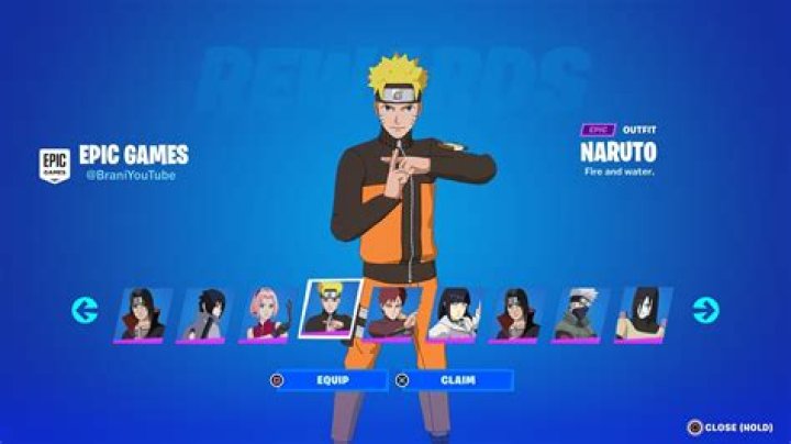How much is naruto in fortnite