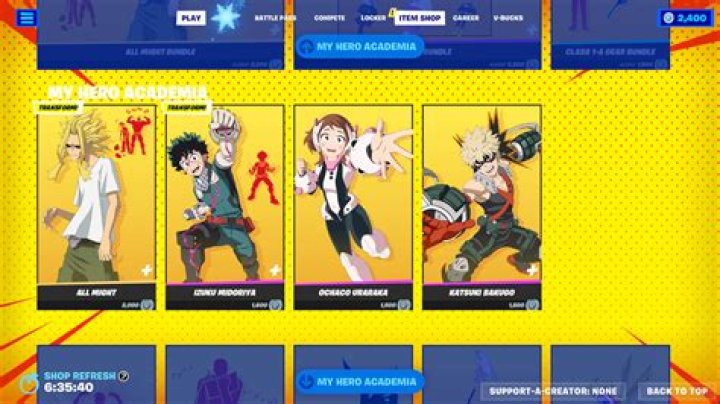 How much is the naruto bundle in fortnite