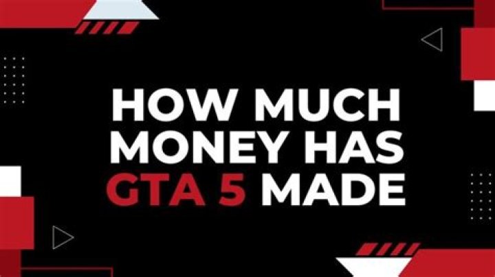 How much money has gta 5 made in total