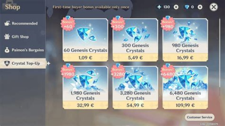 How much money is genshin impact