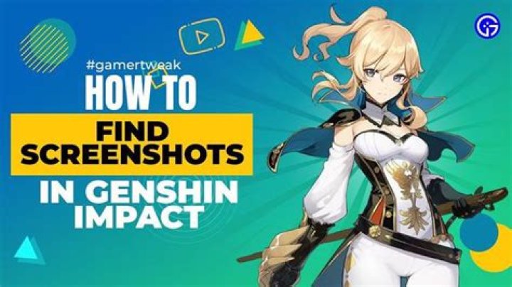 How to access genshin impact photos