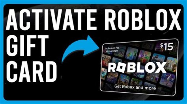 How to activate a roblox gift card