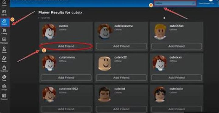 How to add a friend on roblox