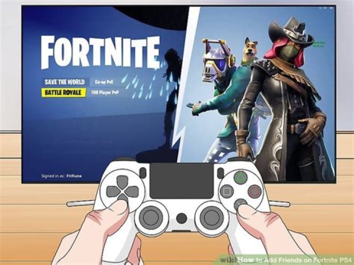 How to add friends on fortnite ps4 to pc