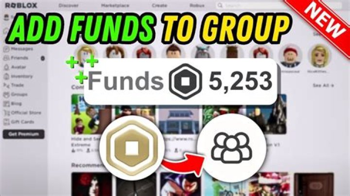 How to add funds to your roblox group