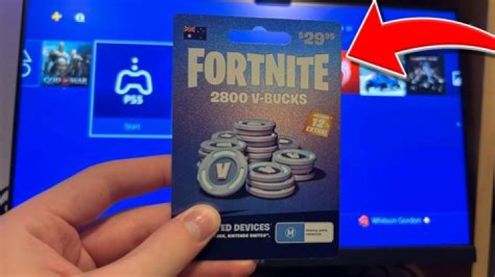 How to add v bucks to fortnite on ps4