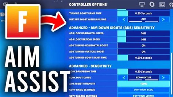 How to aim in fortnite