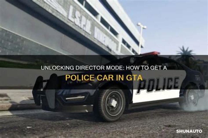 How to be a police officer in gta 5 director mode
