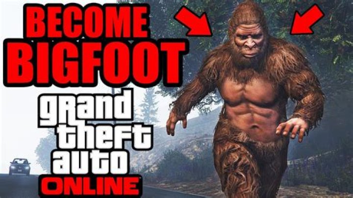How to become bigfoot in gta 5 online