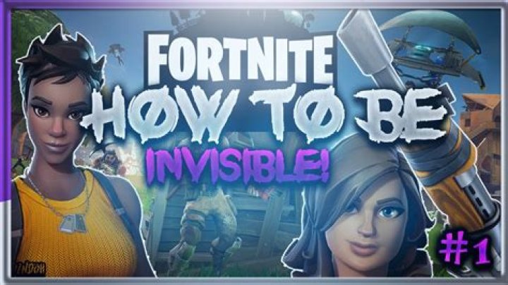 How to become invisible in fortnite