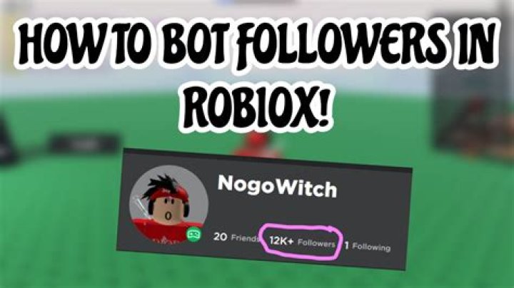 How to bot followers on roblox