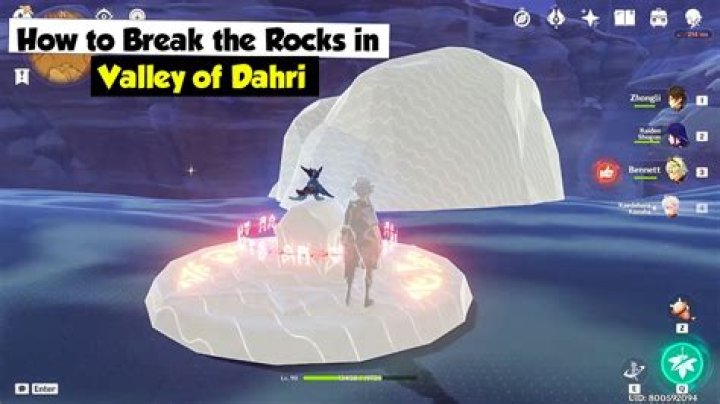 How to break the electric rocks in genshin impact