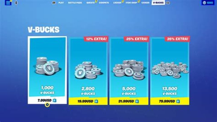 How to buy fortnite v bucks
