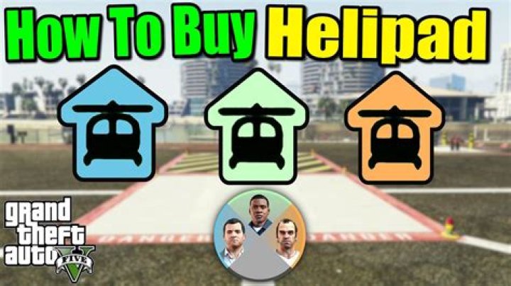 How to buy helipad in gta 5