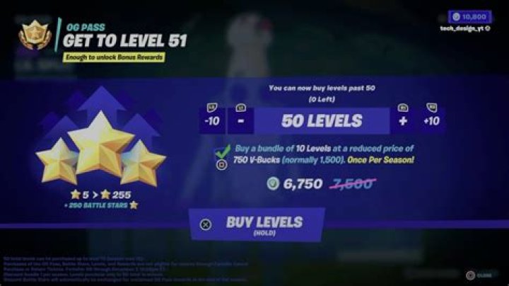 How to buy levels in fortnite
