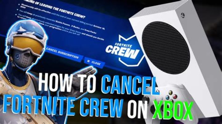 How to cancel fortnite crew on xbox one