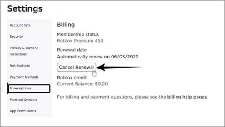 How to cancel roblox premium on iphone