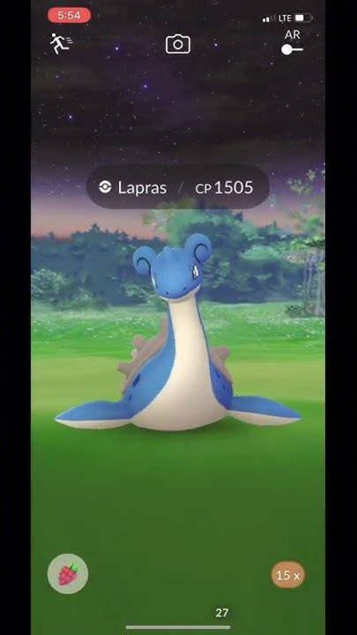 How to catch a lapras in pokemon go