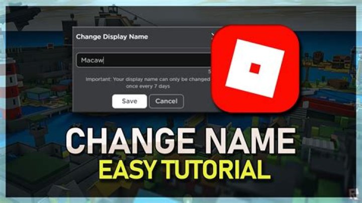 How to change display name in roblox
