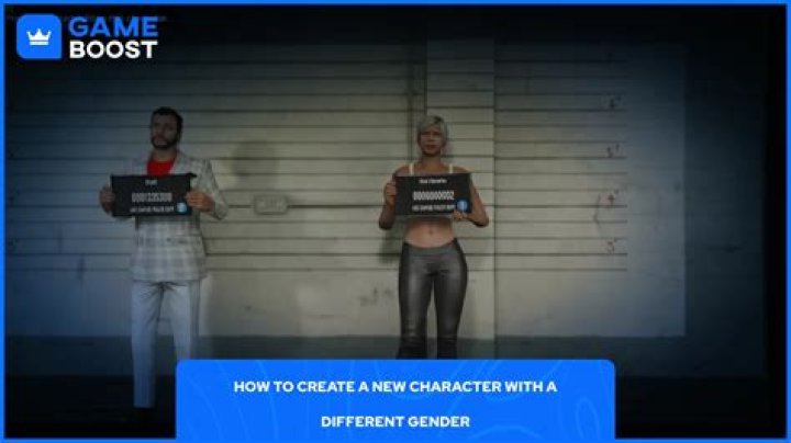 How to change gender gta online